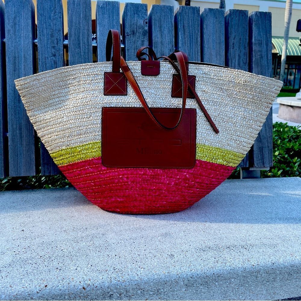 NEW ETRO BAG Tote Beach bag shopper - Picture 3 of 5